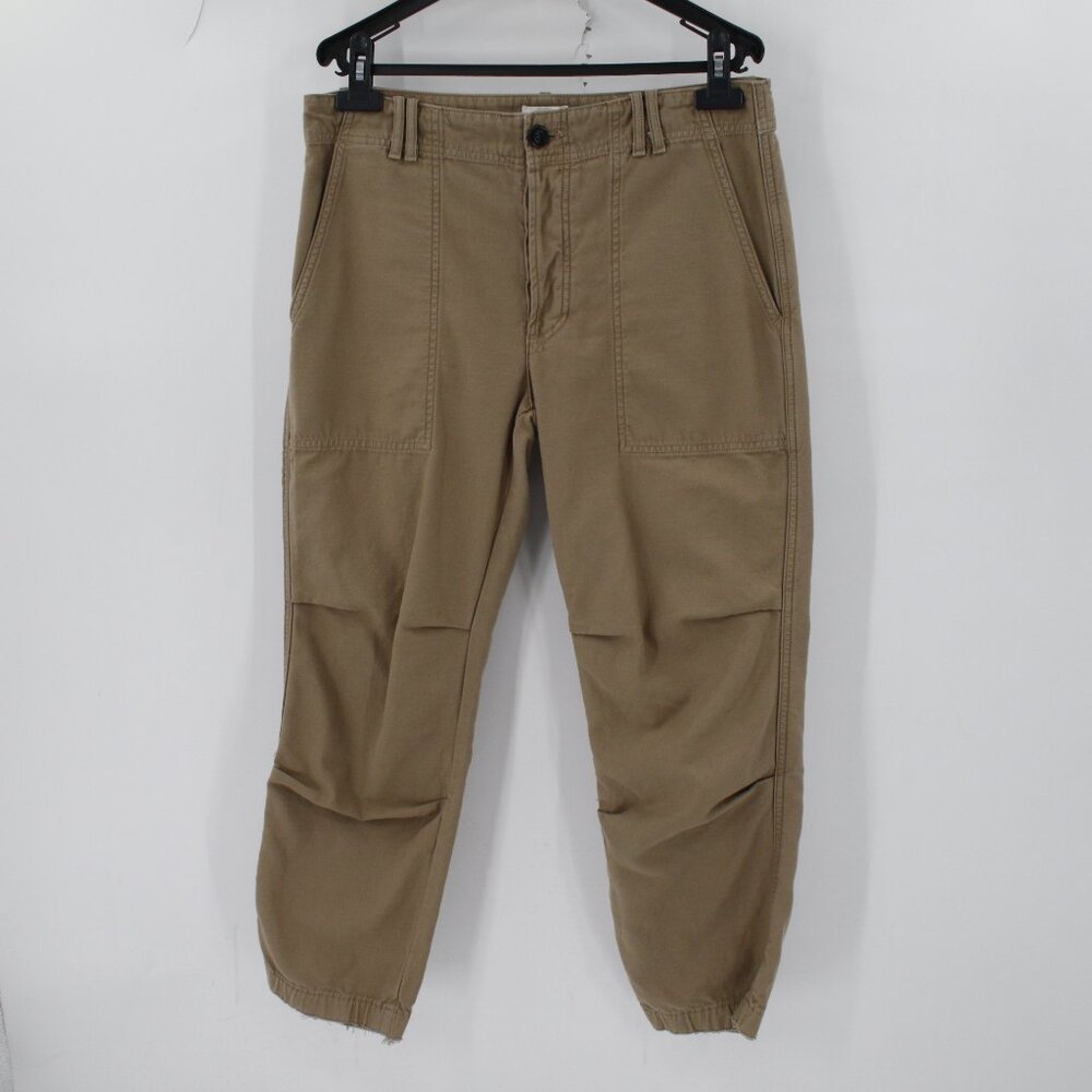 Citizens of humanity pants Women's 28 Agni utility button fly brown 32x26 cotton